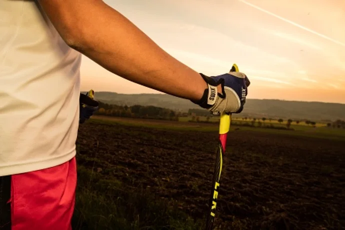 Dominik Hübsch, Azubi bei den Stadtwerken Bayreuth, ist Weltmeister im Nordic Walking.