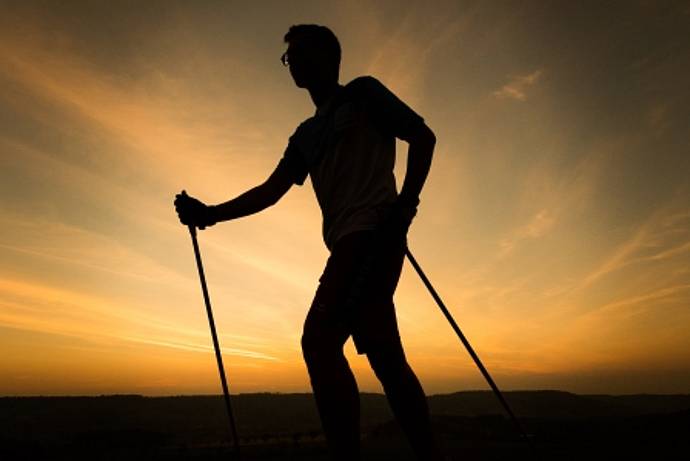 Dominik Hübsch, Azubi bei den Stadtwerken Bayreuth, ist Weltmeister im Nordic Walking.