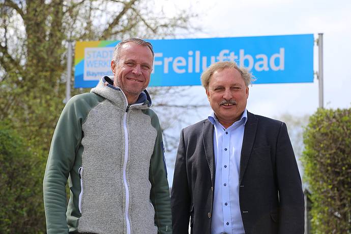 Die Stadtwerke Bayreuth freuen sich, dass das Freiluftbad wieder öffnet