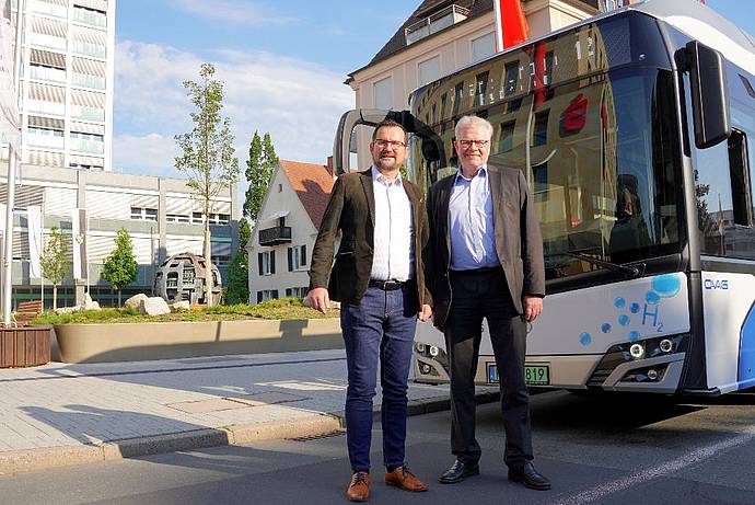 Stadtwerke Bayreuth testen Wasserstoffbus von Solaris