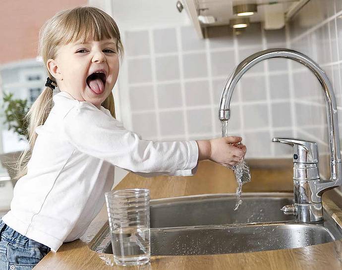 Beste Trinkwasserqualität direkt aus dem Wasserhahn