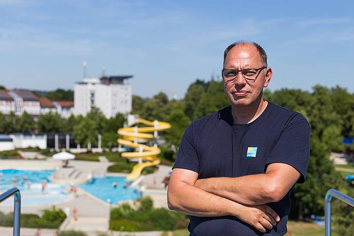 Uwe Kasel im Kreuzsteinbad Bayreuth