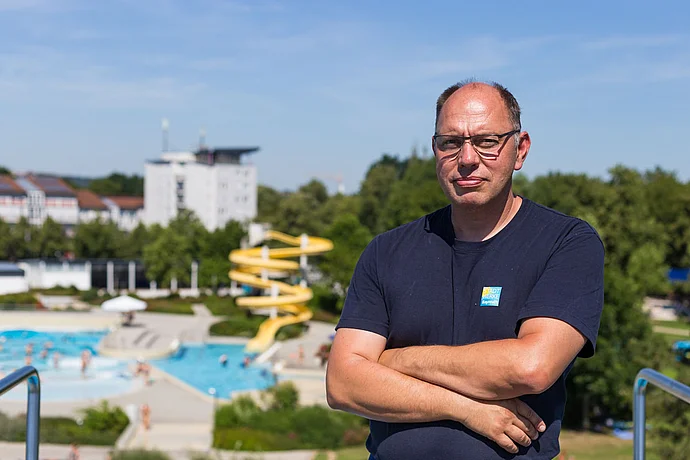 Uwe Kasel im Kreuzsteinbad Bayreuth Uwe Kasel im Kreuzsteinbad Bayreuth