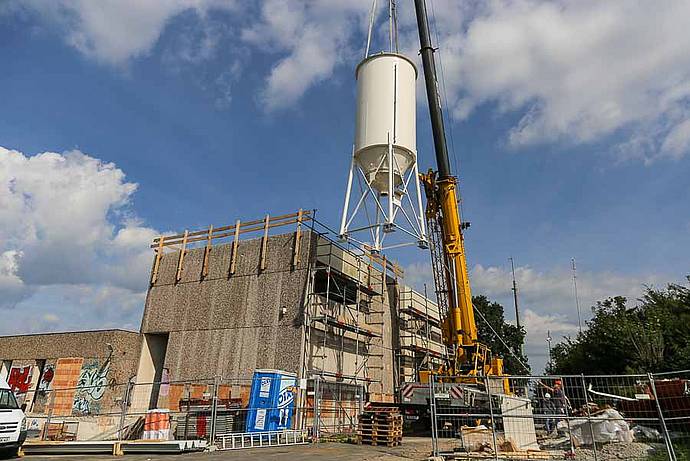 Kalksilosanierung des Wasserwerk Eichelberg