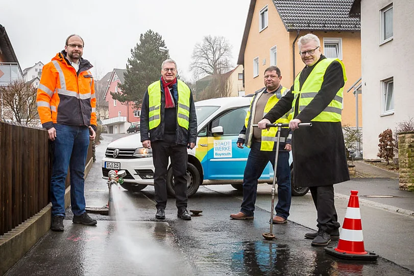 Neue Wasserleitung am Rodersberg