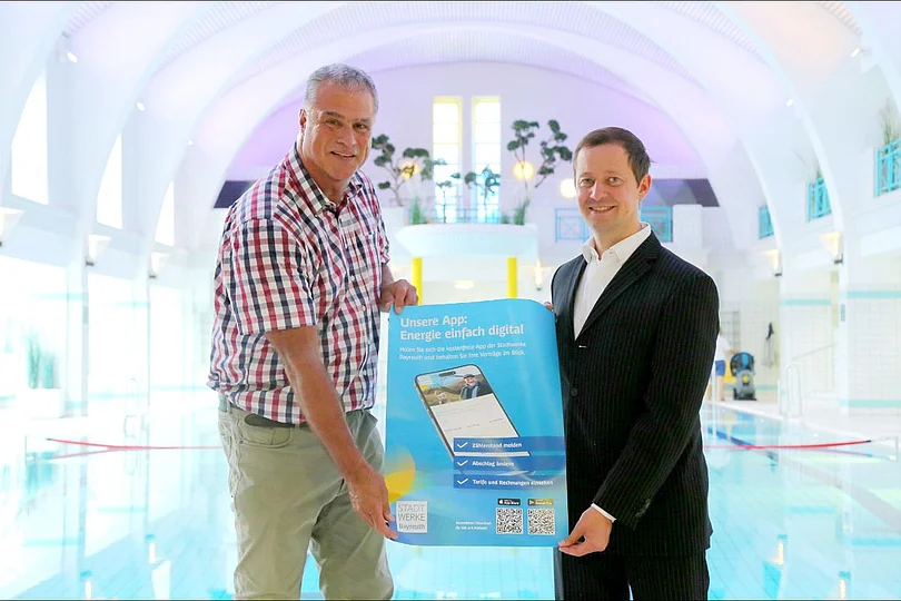 Opening-Aktion im Stadtbad: Mit der Stadtwerke-App ist der Eintritt gratis
