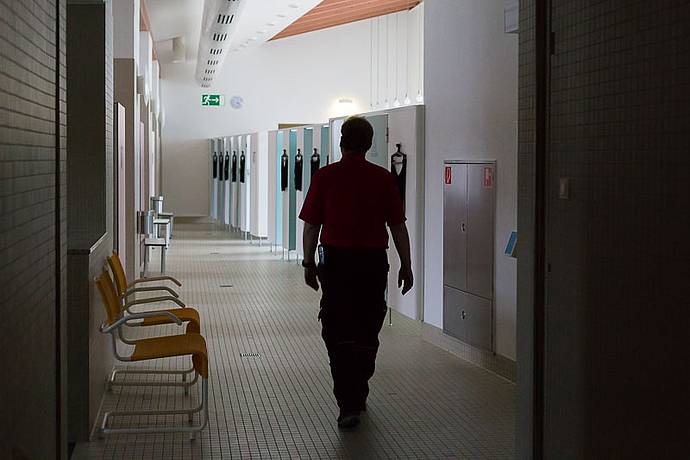 Mario Schmitt kümmert sich auch im Lockdown um die Lohengrin Therme der Stadtwerke Bayreuth.