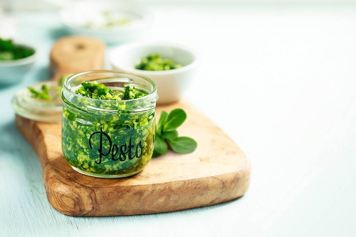 Feldsalat-Pesto Feldsalat-Pesto