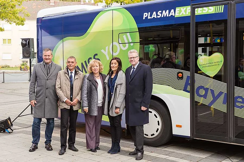 Kedplasma und die Stadtwerke Bayreuth präsentieren den Plasma-Express
