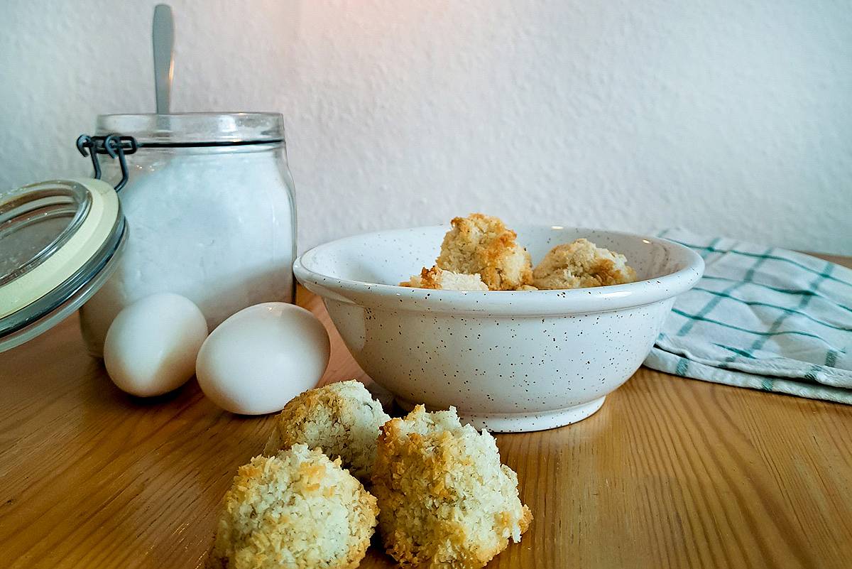 Leckere Kokosmakronen backen