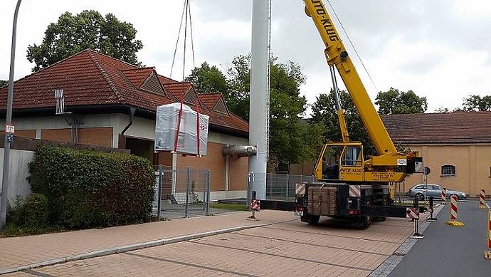 Blockheizkraftwerk in der Röntgenstraße Bayreuth