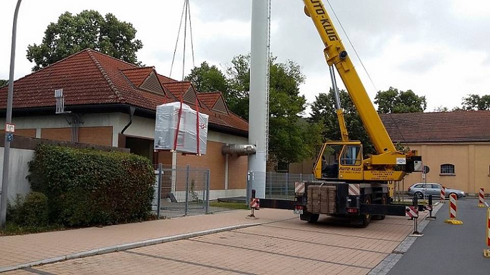 Blockheizkraftwerk in der Röntgenstraße Bayreuth