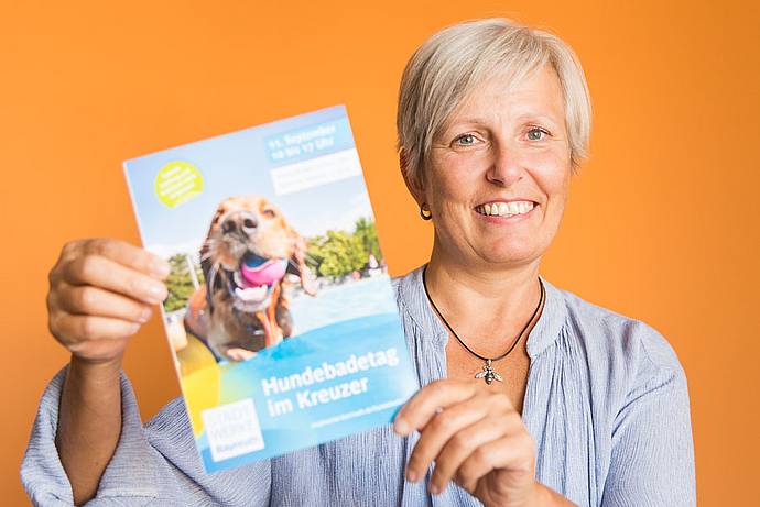 Kerstin Runiger, Organisatorin des Hundebadetages