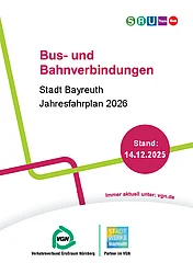 Fahrplanheft: Stadtwerke Bayreuth