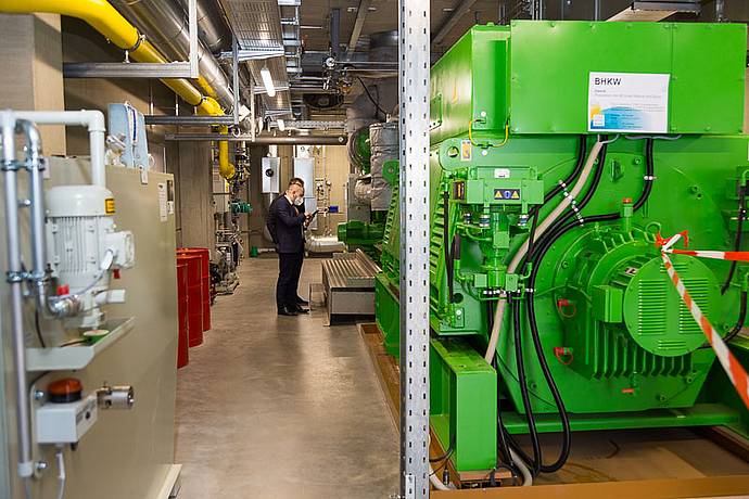Technische Pionierleistung: In Bayreuth geht bundesweit das erste innovative Kraft-Wärme-Kopplungs-System (iKWKS) in den Probebetrieb