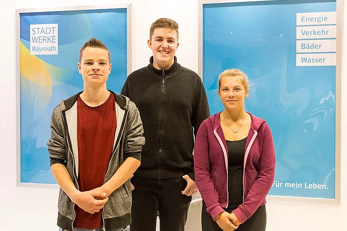 Azubis der Stadtwerke Bayreuth Azubis der Stadtwerke Bayreuth