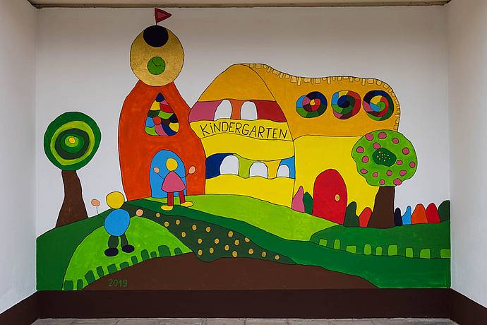 Kindergarten St. Johannis im Hundertwasser-Stil