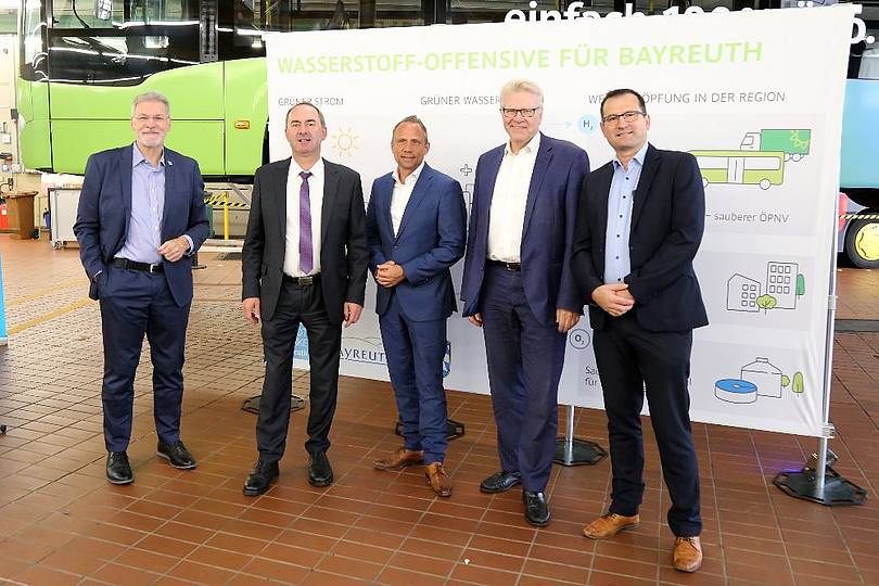 Die Stadtwerke Bayreuth setzen beim Stadtbusverkehr in Zukunft auf Wasserstoff